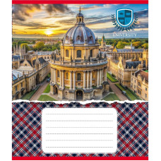 Зошит загальний "Університети" 048-590258K-1 в клітинку, 48 аркушів (048-590258K-1)