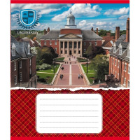 Зошит загальний "Університети" 048-590258K-2 в клітинку, 48 аркушів (048-590258K-2)