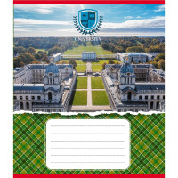 Зошит загальний "Університети" 048-590258K-4 в клітинку, 48 аркушів (048-590258K-4)