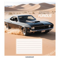 Зошит загальний "В пустелі" 060-590423K-3 в клітинку, 60 аркушів (060-590423K-3)