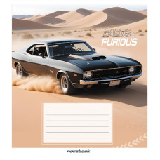 Зошит загальний "В пустелі" 060-590423K-3 в клітинку, 60 аркушів (060-590423K-3)