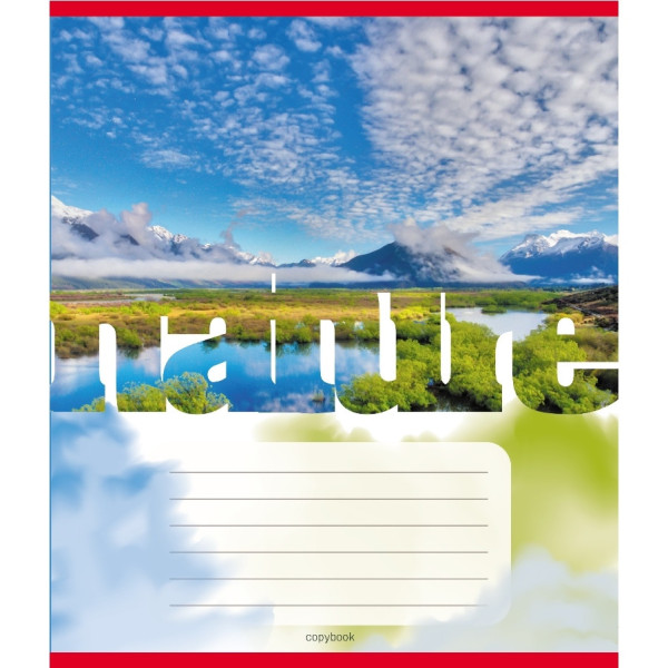 Зошит загальний "Природа" 060-610048K-3 в клітинку, 60 аркушів (060-610048K-3)