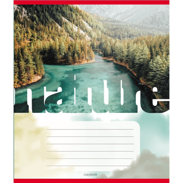 Зошит загальний "Природа" 060-610048K-4 в клітинку, 60 аркушів (060-610048K-4)