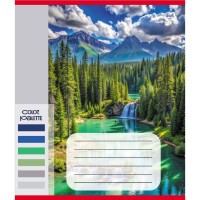 Зошит загальний "Кольори гір" 060-610093K-3 в клітинку, 60 аркушів (060-610093K-3)