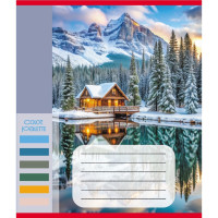 Зошит загальний "Кольори гір" 060-610093K-5 в клітинку, 60 аркушів (060-610093K-5)