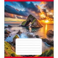 Зошит загальний "Гармонія з природою" 060-610277K-2 в клітинку, 60 аркушів (060-610277K-2)