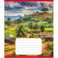 Зошит загальний "Гармонія з природою" 060-610277K-3 в клітинку, 60 аркушів (060-610277K-3)