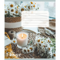 Зошит загальний "Квіткові композиції" 060-610307K-5 в клітинку, 60 аркушів (060-610307K-5)