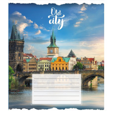 Зошит загальний "Старе місто" 096-630039K-5 в клітинку, 96 аркушів (096-630039K-5)