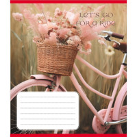 Зошит загальний "Велосипед" 096-630091K-4 в клітинку, 96 аркушів (096-630091K-4)