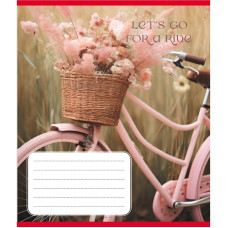 Зошит загальний "Велосипед" 096-630091K-4 в клітинку, 96 аркушів (096-630091K-4)