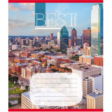 Зошит загальний "Захід сонця у місті" 096-630190K-4 в клітинку, 96 аркушів (096-630190K-4)