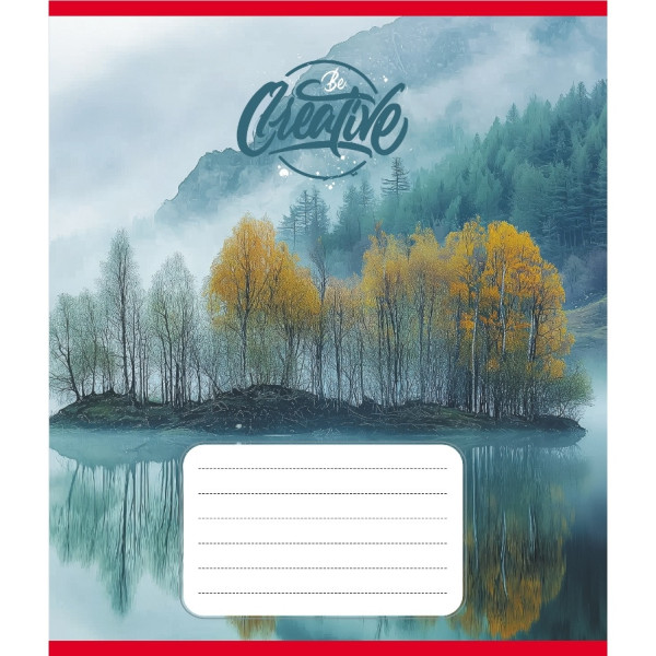 Зошит загальний "В горах" 096-630220K-1 в клітинку, 96 аркушів (096-630220K-1)