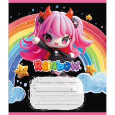 Зошит учнівський "Куромі" 012-520064L-2 в лінію, 12 аркушів  (012-520064L-2)