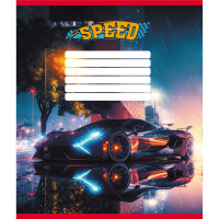 Зошит учнівський "Нічні вогні" 012-520156L-3 в лінію, 12 аркушів  (012-520156L-3)