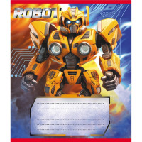 Зошит учнівський "Роботи" 012-520125L-1 в лінію, 12 аркушів  (012-520125L-1)