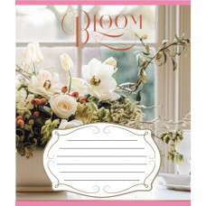 Зошит учнівський "Букети" 018-540154L-5 в лінію, 18 аркушів  (018-540154L-5)