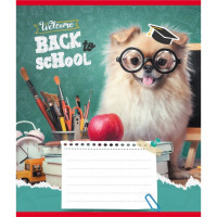 Зошит учнівський "Собака студент" 018-540178L-1 в лінію, 18 аркушів   (018-540178L-1)