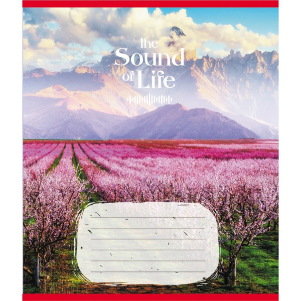 Зошит учнівський "Музика життя" 036-580266L-3 в лінію, 36 аркушів  (036-580266L-3)