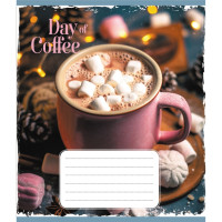 Зошит загальний "День з кавою" 048-600193L-3 в лінію, 48 аркушів  (048-600193L-3)