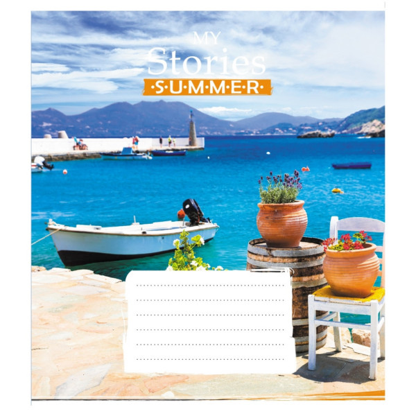 Зошит загальний "Літня історія" 048-600162L-3 в лінію, 48 аркушів  (048-600162L-3)