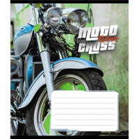 Зошит загальний "Мото" 048-600216L-5 в лінію, 48 аркушів  (048-600216L-5)