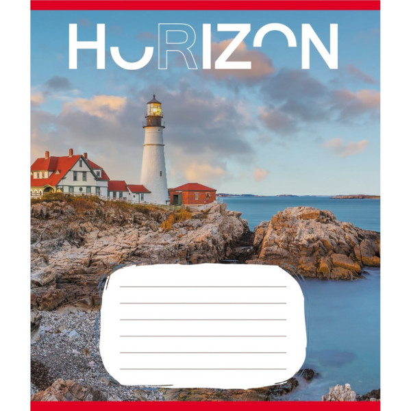 Зошит загальний "Горизонт" 096-640014L-2 в лінію, 96 аркушів  (096-640014L-2)