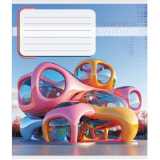 Зошит учнівський "Архітектура" 036-570090K-3 в клітинку, 36 аркушів (036-570090K-3)