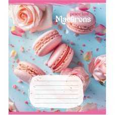 Зошит загальний "Макаруни" 048-590197K-2 в клітинку, 48 аркушів (048-590197K-2)