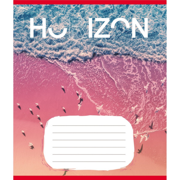 Зошит загальний "Горизонт" 096-640014L-4 в лінію, 96 аркушів  (096-640014L-4)