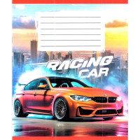 Зошит учнівський "Авто в диму" 036-580051L-2 у лінію, 36 аркушів (959057) (036-580051L-2)