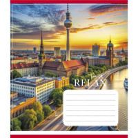 Зошит загальний "Міста в вогнях" 096-630107K-3 в клітинку, 96 аркушів (959063) (096-630107K-3)