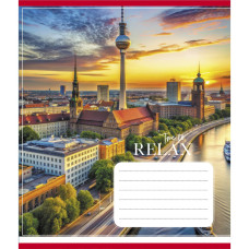 Зошит загальний "Міста в вогнях" 096-630107K-3 в клітинку, 96 аркушів (959063) (096-630107K-3)