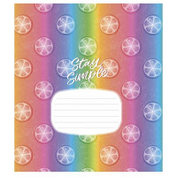 Зошит учнівський "Crazy rainbow" 024-3217L-5 в лінію, 24 аркушів (024-3217L-5)