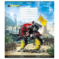 Тетрадь ученическая "Techno city" 012-2495L-3 в линию, 12 листов(012-2495L-3)