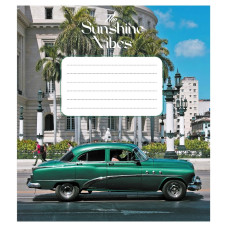 Тетрадь ученическая "Ретро авто" 024-550139K-1 в клеточку, 24 листа(024-550139K-1)