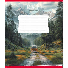 Тетрадь ученическая "Путешествие на авто" 036-570083K-4 в клеточку, 36 листов(036-570083K-4)