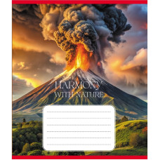 Зошит загальний "Гармонія з природою" 060-610277K-4 в клітинку, 60 аркушів (060-610277K-4)