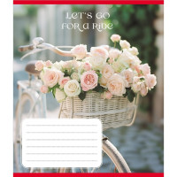 Зошит загальний "Велосипед" 096-630091K-3 в клітинку, 96 аркушів (096-630091K-3)