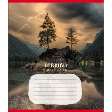 Тетрадь ученическая "Невероятно красивая природа" 024-560107L-3 в линию, 24 листа (024-560107L-3)