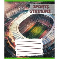 Зошит учнівський "Стадіон" 018-540260L-1 у лінію, 18 аркушів (959054) (018-540260L-1)