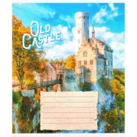 Зошит загальний "Старі замки" 048-600179L-2 у лінію, 48 аркушів (959060) (048-600179L-2)