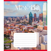 Зошит загальний "Місяць" 060-610055K-4 в клітинку, 60 аркушів (959061) (060-610055K-4)