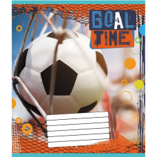 Зошит учнівський "М'яч" 012-510027C-1 в косу лінію, 12 аркушів (012-510027C-1)