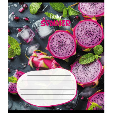 Зошит учнівський "Фруктовий сет" 018-530414K-3 в клітинку, 18 аркушів (018-530414K-3)