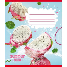 Тетрадь ученическая "Фрукты в воде" 024-550016K-2 в клеточку, 24 листа(024-550016K-2)