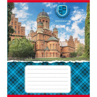 Зошит загальний "Університети" 048-590258K-3 в клітинку, 48 аркушів (048-590258K-3)