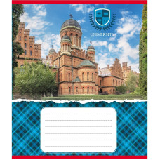 Зошит загальний "Університети" 048-590258K-3 в клітинку, 48 аркушів (048-590258K-3)