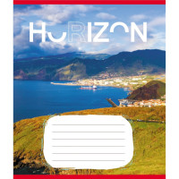 Тетрадь общая "Горизонт" 096-640014L-5 в линию, 96 листов (096-640014L-5)