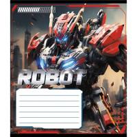 Зошит учнівський "Робот" 012-590508K-4 в клітинку, 12 аркушів (959050) (012-590508K-4)